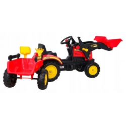 Traktor z przyczepką na pedały Gokart dla dzieci 3005.CR