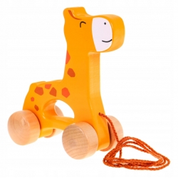 Drewniana zabawka Na Roczek Żyrafka z drewna ZDR.PH03C030