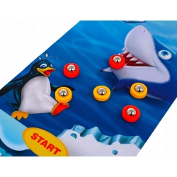 Gra zręcznościowa da dzieci Kamienie Zbij Pingwina ZGR.007-156