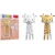 kolorowanka Przestrzenna składana 3D dzieci Żyrafa MCH-000103