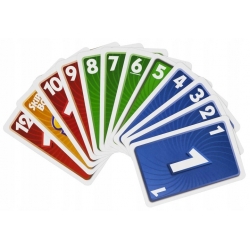 Gra karciana SKIP BO gra rodzinna towarzyska Mattel Karty do gry Prezent 52370