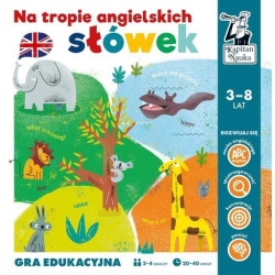 Gra edukacyjna „Na tropie angielskich słówek” dla dzieci 3-8 lat GRA_NA_TROPIE_ANG