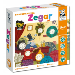 Gra edukacyjna "Zegar" dla dzieci 5-9 lat + Nauka odczytywania czasu GRA_ZEGAR_WII