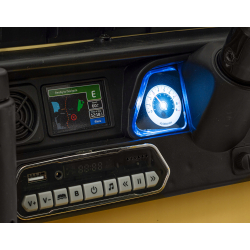 Toyota FJ Cruiser dla dzieci Beżowy + Pilot + Napęd 4x4 + Audio LED + EVA PA.JJ2099.BEZ