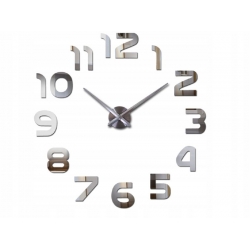 zegar 3D NOWOCZESNY na ścianę DUŻY 4 wzory TYCHY 1379