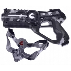 zestaw PAINTBALL LASEROWY laser tag Pistolet maska ZMI.W7001DN