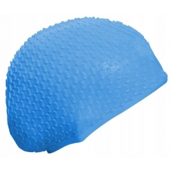 Czepek pływacki silikonowy na włosy na basen SV-DN0014-BLUE
