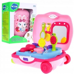 Toaletka zabawka dla dziewczynki walizka Akcesoria 3109