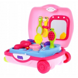 Toaletka zabawka dla dziewczynki walizka Akcesoria 3109