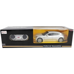 Autko R/C Porsche Panamera Pojazd na pilot RASTAR 46200 Srebrny