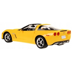 Autko Chevrolet R/C Corvette Pojazd + pilot RASTAR 42700 Żółty