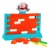 Gra zręcznościowa Ściana Wall Game Spadające Jajko mini ZGR.707-B1