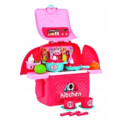 Zabawka kuchnia dla dzieci z wyposażeniem Plecak ZDZ.008-961