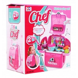 Zabawka kuchnia dla dzieci z wyposażeniem Plecak ZDZ.008-961