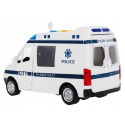 Auto Policja FURGONETKA policyjna światło dźwięk ZAU.WY590B